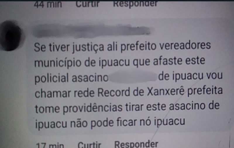 Homem fez uma publicação nas redes sociais caluniando o policial militar. – Foto: Polícia Militar/Divulgação/ND