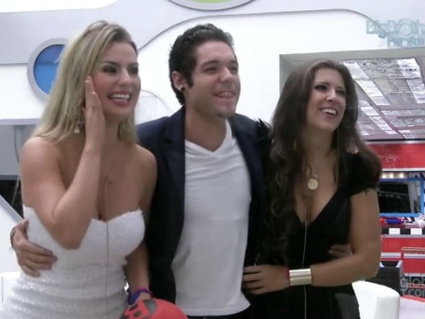 Fernanda, Nasser e Andressa (Foto: Reprodução/ BBB 13)