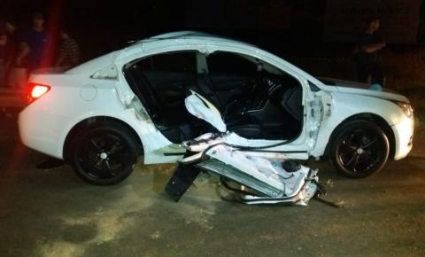 Garoto de 14 anos é suspeito de causar grave acidente com morte na SC 135 em Videira