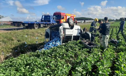 Grave acidente deixa uma vítima em óbito em Campos Novos
