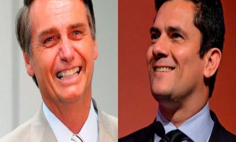 Bolsonaro diz que vai chamar Moro para Ministério da Justiça ou STF
