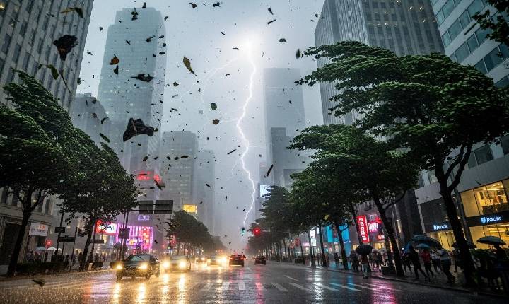 Ciclone intenso adia festival famoso e coloca 5 estados do Brasil em alerta; ventos de 100 km/h