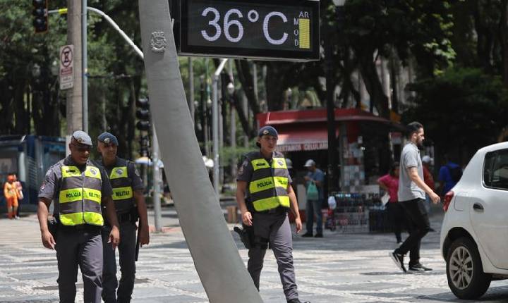 São Paulo tem nova máxima histórica para dezembro, com 36,2°C