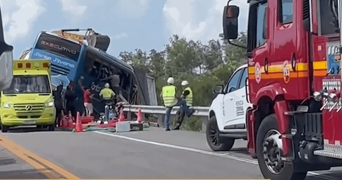 Acidente entre ônibus e caminhão deixa 11 mortos e feridos na BR-116, no RS